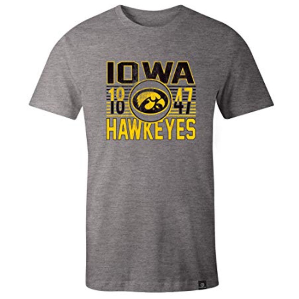 Iowa Hawkeyes Retro Stacked Tee NWT M